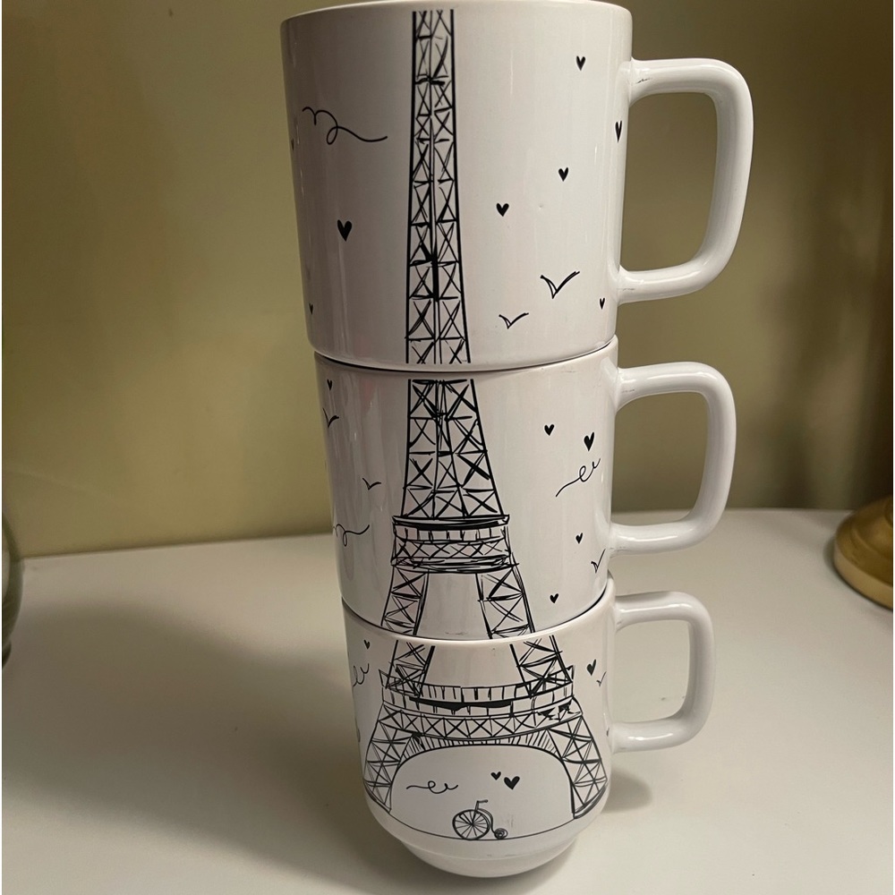 29eiffel Towers Stacking Mugs